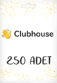 ClubHouse Oda Ziyaretçisi 250 Adet