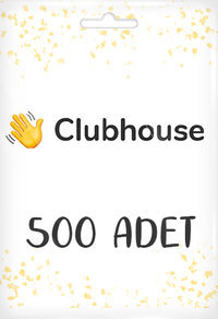 ClubHouse Oda Ziyaretçisi 500 Adet