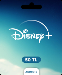 Disney Plus Hediye Kartı - 50 TL (Android Türkiye)