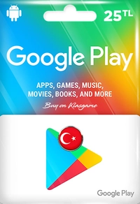 Google Play 25 TL