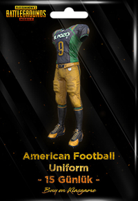 American Football Uniform (15 Days)