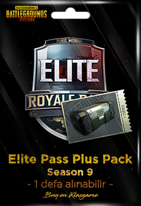 Elite Pass Plus Pack (Season 9) - Her üyeliğe 1 defa alınabilir