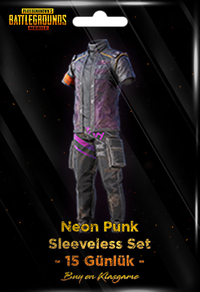 Neon Punk Sleeveless Set (15 Days)