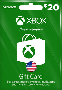 Xbox Live Gift Card 20 USD