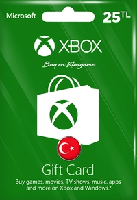 Xbox Live Hediye Kartı 25 TL