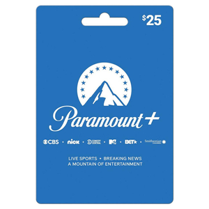 Paramount Plus 25 Dollar Gift Card