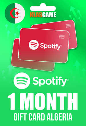 Spotify Gift Card Algeria - 1 Month Premium