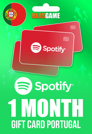 Spotify Gift Card Portugal- 1 Month PT