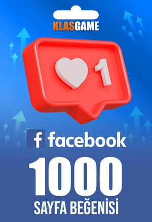Facebook Sayfa Beğenisi 1000 Adet