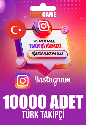 Instagram Türk Takipçi 10000 Adet