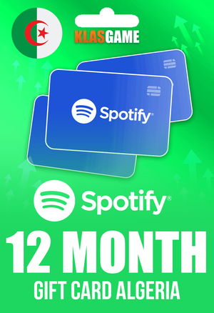 Spotify Gift Card Algeria - 12 Month Premium
