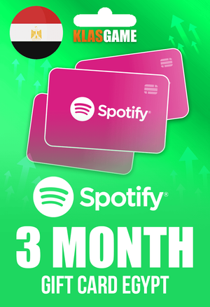 Spotify Gift Card Egypt - 3 Month Premium