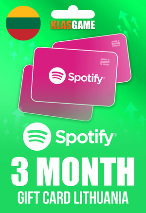 Spotify Gift Card Lithuania - 3 Month LT