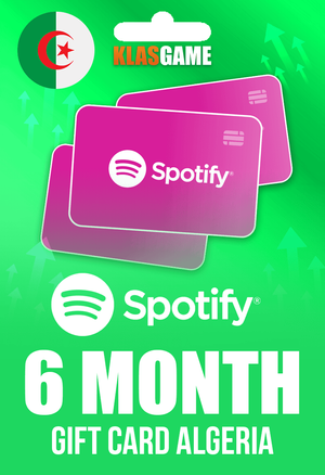 Spotify Gift Card Algeria - 6 Month Premium