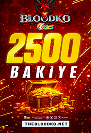 BloodKO 2000 TL Bakiye + 500 TL Bonus