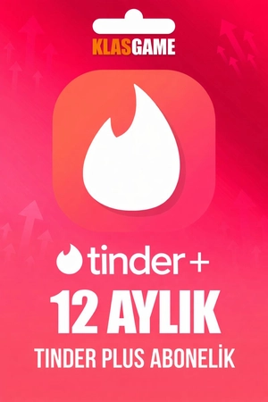 Tinder Plus Abonelik - 12 Ay (TR)