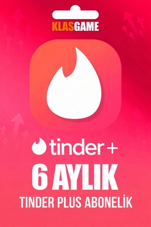 Tinder Plus Abonelik - 6 Ay (TR)