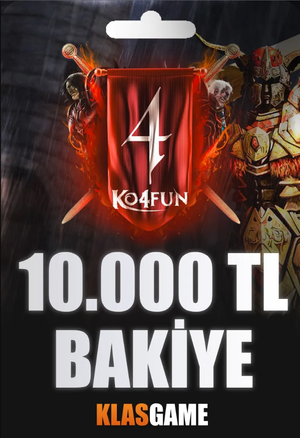 KO4FUN 10000 TL Bakiye + 5000 TL Süper Bonus