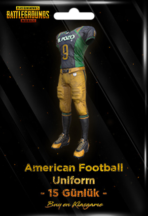 American Football Uniform (15 Days)