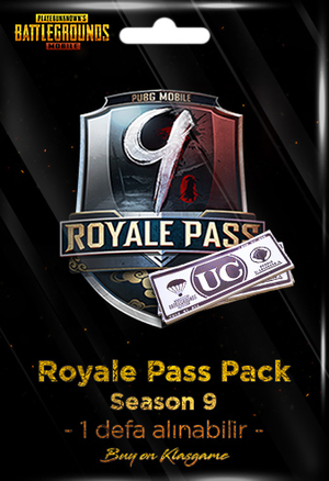 Royale Pass Pack (Season 9) - Her üyeliğe 1 defa alınabilir