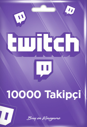 Twitch 10000 Takipçi