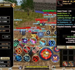 8 quest bow 8 chitin setli 3.5 milyon np( kareli s ) li rogue