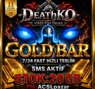 DeathKO - FireDrake Goldbar Pazarı