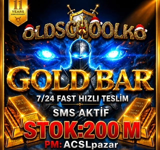 OldSchoolKo Goldbar Pazarı