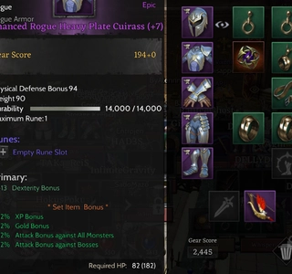 rogue okçu 85 skill açık toplamalı itemli