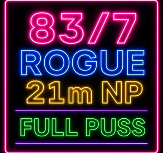 83/7 Rogue - 21m NP