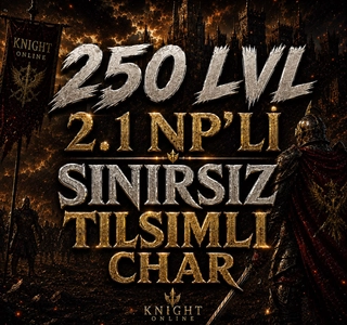 250 LVL 2.1 MİLYAR SOL NP'Lİ BOŞ CHAR