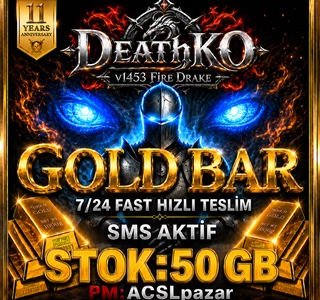 DeathKO - FireDrake Goldbar Pazarı