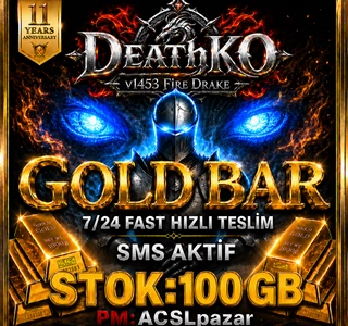 DeathKO - FireDrake Goldbar Pazarı