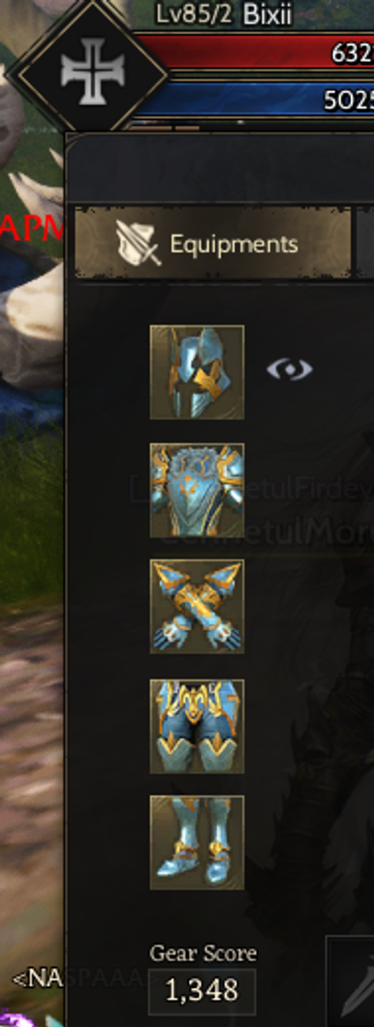 +7 priest radiant set 5 parca