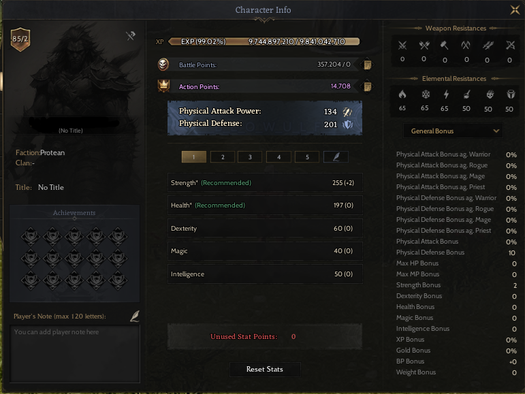 85/2 HOLY 7 RELIC 11 FULL SKILL WARRIOR