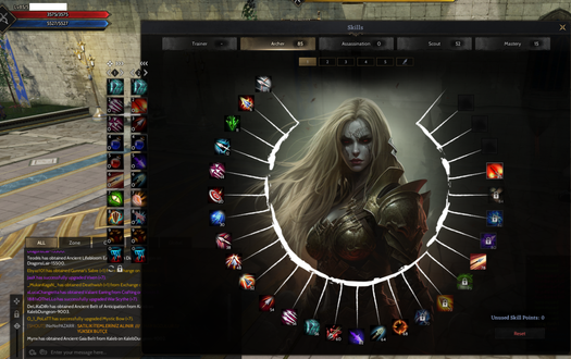 85/5 , 4x +30 Toplama Galia Lunaskar Rogue 85 Açık NFT Benden