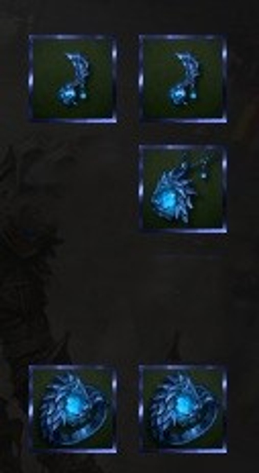 BLUE DRAGON SET +1 (PENDANT +0 )