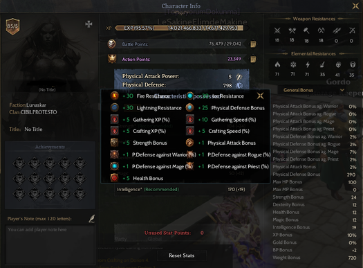 GM1 85/5 +17 Relic+7 Quest5x 30 3x+20 Toplayıcı Priest