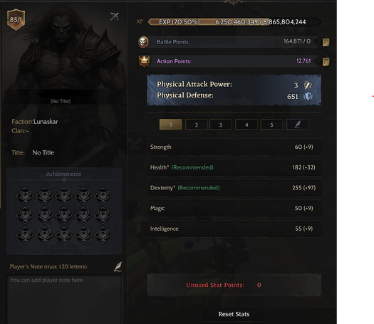 Lunaskar +13 Relic 85/1 Rogue Okçu skilleri açık - NFT Benden