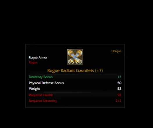 ROGUE RADİANT SET +7