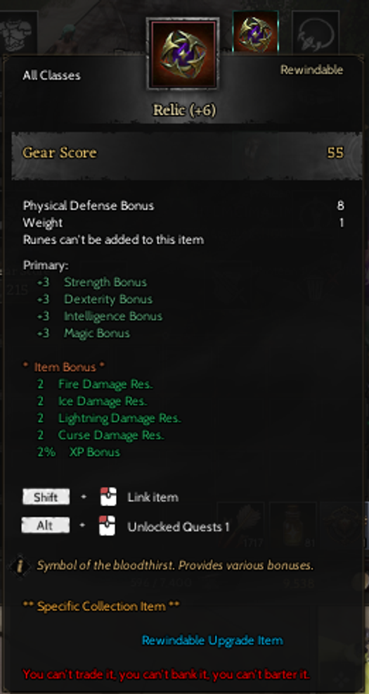 +6 RELIC ASAS VE OKCU SKILLERI ACIK