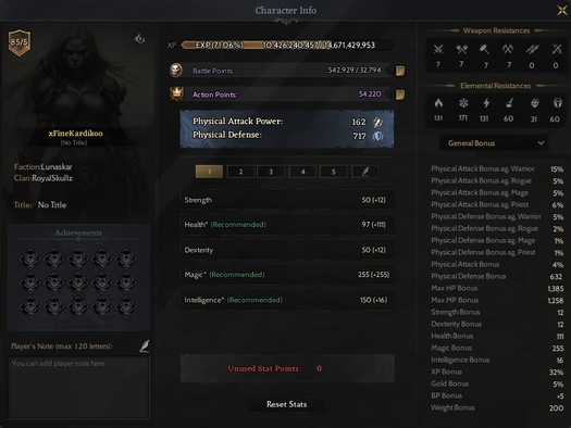 85/5 +17 Relicli 542K BP