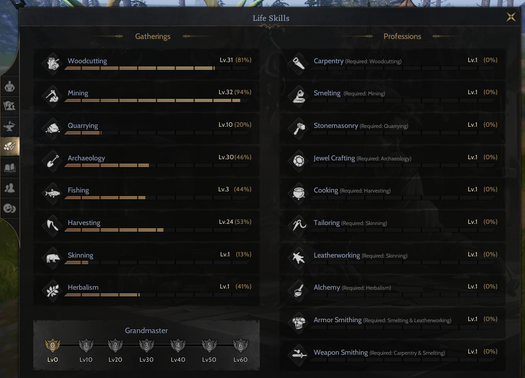 85/5 relic 16  craft toplamalı