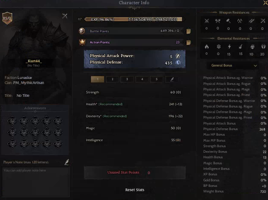85 ROGUE 3x 40 GM1 650K BP