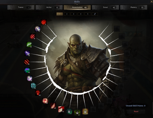 asas ve okçu skillari açık toplayıcı 85/1 rogue
