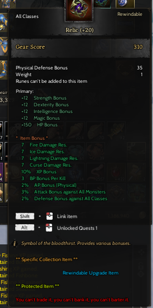 Full Skill İtemli 85/3 Lunaskar Warrior +20 Relic +7 Holy Shield