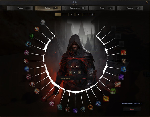 GM4 olmak üzere relic 20 awake 5 fll skill rogue +7 holy bow