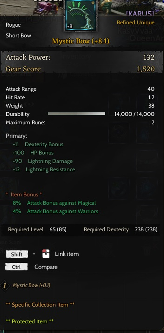 MYSTİC BOW +8