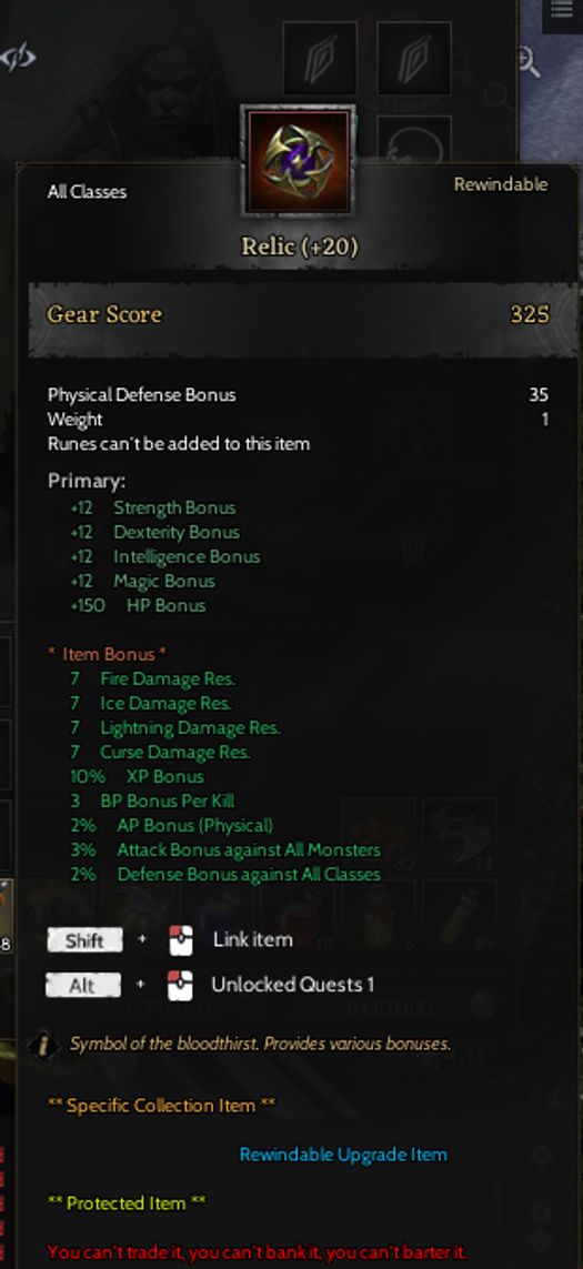 TOPLAYICI KARAKTER VE + 20 RELİC VARDIR  CHAR REB 85/3 DÜR