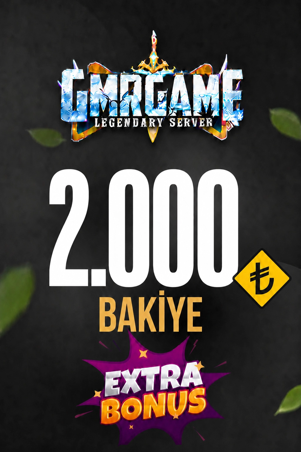 GMRGAME 2000 AB + 200 AB ( BONUS ) + 200 AB (SUPER BONUS)